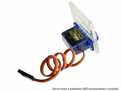 Suporte Acrílico para Micro Servo Motor Usinainfo - Compatível com SG90 - Imagem 3