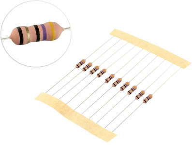 Resistor 47R 1W - Kit com 10 unidades - Imagem 1