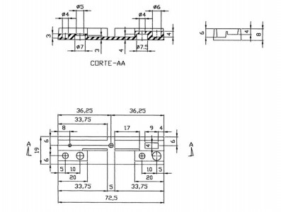 Caixa Patola / Case para Montagem 15 x 22 x 76 mm - SI-003 - Imagem 5