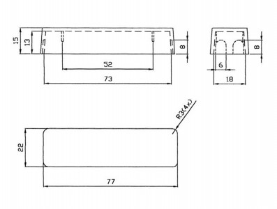 Caixa Patola / Case para Montagem 15 x 22 x 76 mm - SI-003 - Imagem 6