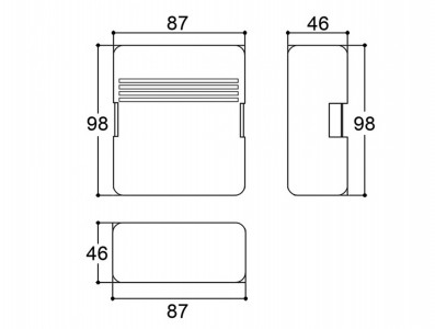 Caixa Patola / Case para Montagem 46 x 87 x 98 mm - PB-203/2 - Imagem 4