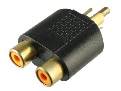 ADAPT 2RCA X 1RCA M GOLD - Imagem 1