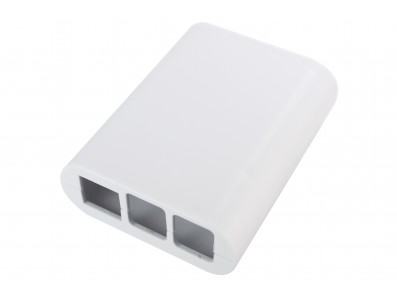 Case para Raspberry Pi 3 / Pi 2 e B+ CS10 em ABS Branco - Imagem 1