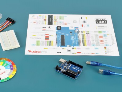 Tabela de Pinos Arduino Uno R3 em Couchê Liso com Alta Resolução - Imagem 3