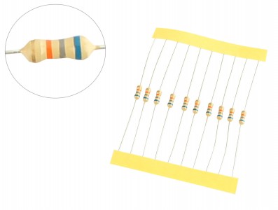 Resistor 68K 1/4W - Kit com 10 unidades - Imagem 1