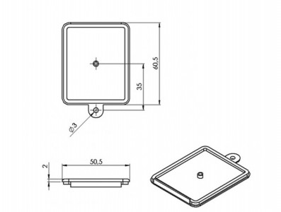 Caixa Patola / Case para Montagem 27 x 51 x 61 mm - PB-062 - Imagem 7