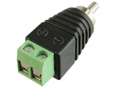 Plug RCA Macho com Bornes - Imagem 1