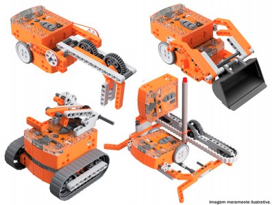 Kit de Robótica Educacional EdSTEM - Combo com 2 Robôs Edison V2.0 + EdCreate 115 Blocos 5 em 1 - Imagem 2