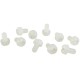 Parafuso Plástico em Nylon M3 x 5mm Phillips (Branco) - Kit com 10 unidades - Thumb 1