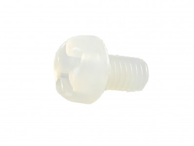 Parafuso Plástico em Nylon M3 x 5mm Phillips (Branco) - Kit com 10 unidades - Imagem 2