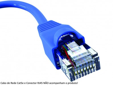 Capa RJ45 para Proteção de Cabo de Rede - Kit com 10 unidades - Imagem 3