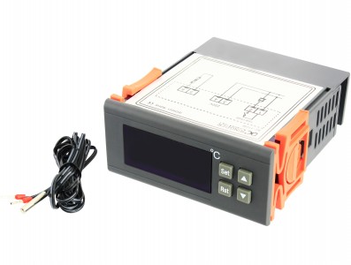 Termostato Digital 10A / Controlador de Temperatura - 40 a 110ºC com Sensor NTC - RC110M - Imagem 1