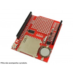 Shield Data Logger para Arduino com RTC DS1307 para Registro de Dados