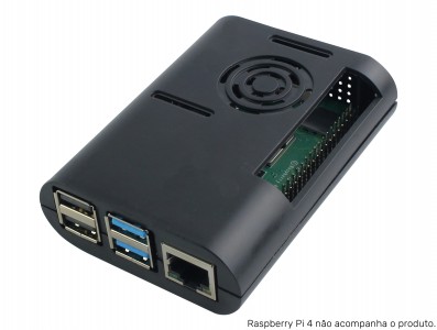 Case para Raspberry Pi 4 com Local para Cooler - Imagem 4