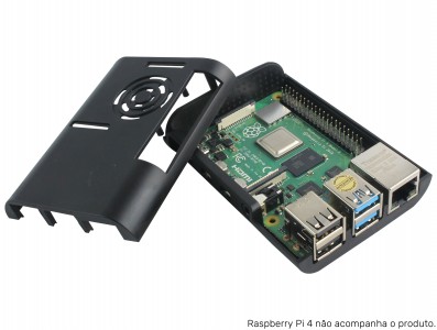 Case para Raspberry Pi 4 com Local para Cooler - Imagem 3