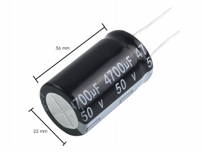 Capacitor Eletrolítico 4700uF 35V - Imagem 2