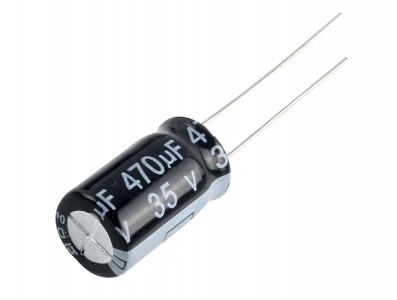 Capacitor Eletrolítico 470uF 35V - Imagem 1