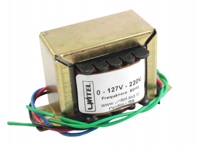 Transformador / Trafo 12V / 500mA (BIVOLT) - Uso Geral - Imagem 2