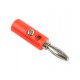 Pino Banana 4mm / Plug Banana Macho 4mm - Vermelho - Thumb 2