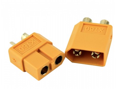 CONECTOR DE BATERIA DE XT60 RC LIPO MACHO/FEMEA - Imagem 1