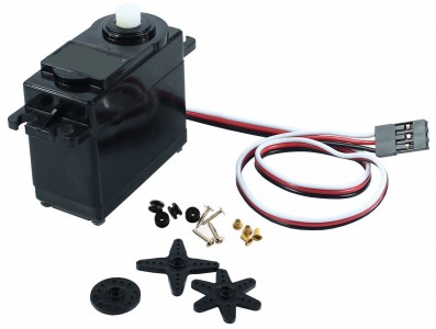 SERVO MOTOR DE 360 GRAUS DC 4.8V-6V - Imagem 1