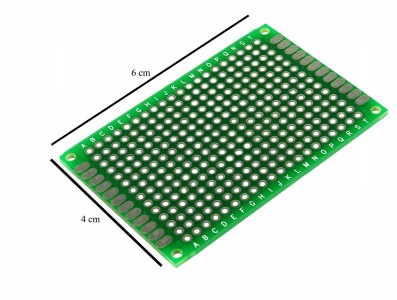 PCI / Placa de Circuito Impresso Ilhada 280 furos 4x6 - Imagem 3