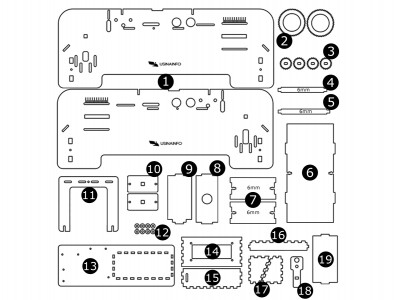 Estrutura para Esteira Arduino em MDF + Manual de Montagem - Imagem 5