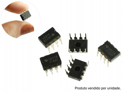 LM358 Amplificador Operacional - Kit com 5 Unidades - Imagem 3