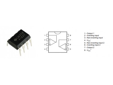 LM358 Amplificador Operacional - Kit com 5 Unidades - Imagem 7