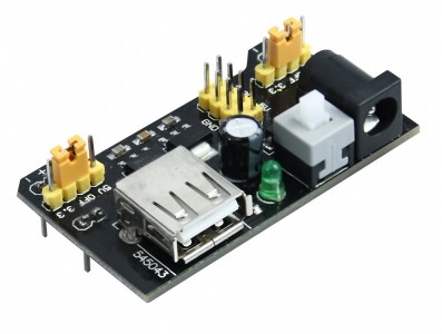 Fonte Ajustável para Protoboard 3.3V e 5V com interruptor - Imagem 1