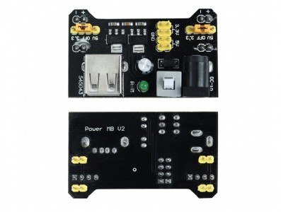 Fonte Ajustável para Protoboard 3.3V e 5V com interruptor - Imagem 2