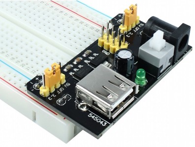 Fonte Ajustável para Protoboard 3.3V e 5V com interruptor - Imagem 3