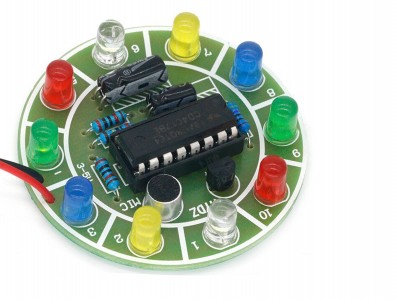 Kit Circuito de Luz giratório ativado por som DIY - Imagem 3