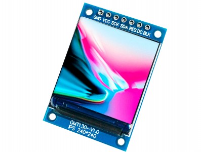 Display TFT LCD 1.3" SPI RGB 240x240 ST7789 - Imagem 1