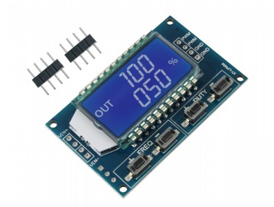 Gerador de Sinal PWM com Display LCD e Duty Cycle e Frequência Ajustável - 1Hz-150Khz - Imagem 1