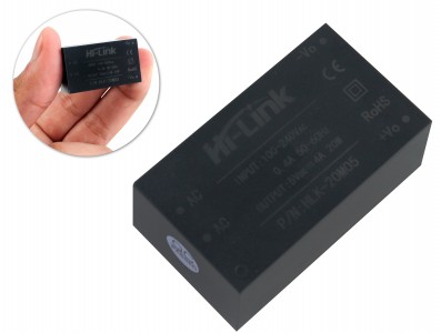 Mini Fonte Hi-Link 5VDC 4A 20W HLK-20M05 100-240VAC - Imagem 1