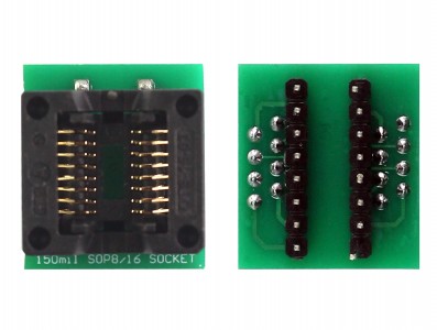 Adaptador SOIC8/16 SOP8/16 150mil Dip16 para Gravador de Bios Eeprom - Imagem 3