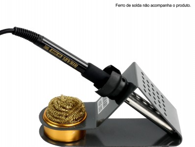 Suporte para Ferro de Solda Hikari HSF-20S com Esponja Metálica - Imagem 3