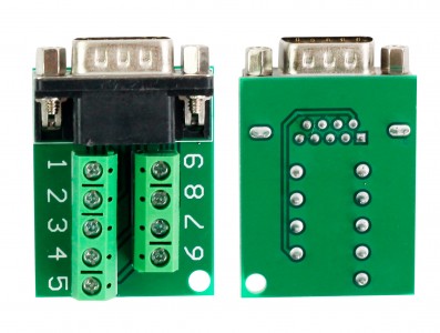 Módulo Adaptador DB9 Serial RS232 Macho para Borne - Imagem 3