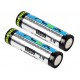 Bateria 18650 Li-Ion Recarregável 3.7V 3800mAh Button-top - Kit com 2 unidades - Thumb 3