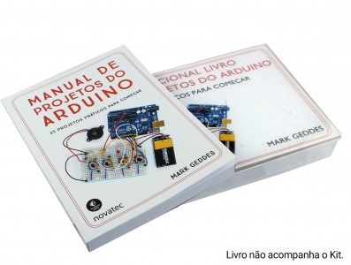 Kit Educacional Livro "Manual de Projetos do Arduino - Mark Geddes" com 215 Peças - Imagem 5