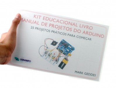 Kit Educacional Livro "Manual de Projetos do Arduino - Mark Geddes" com 215 Peças - Imagem 4