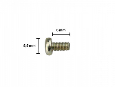 Parafuso Philips M3 x 6mm Metálico - Kit com 10 unidades - Imagem 3