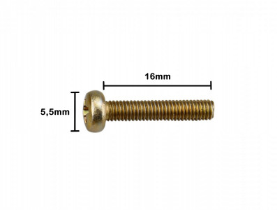 Parafuso Philips M3 x 16mm Metálico - Kit com 10 unidades - Imagem 3