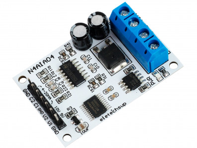 Modulo de aquisição de sinal, dc 12v 4-20ma 0-5v 0-10v, RS485 Modbus rtu para PLC - Imagem 1