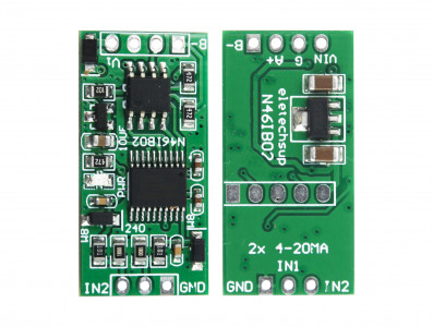 Conversor RS485 Modbus para Sinal de Entrada 2 x 4-20mA - Imagem 3