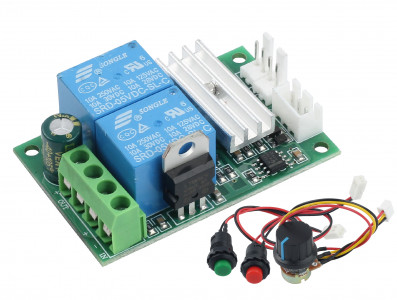 Controlador PWM 1203BS 3A para Motor DC  0 a 100% com Reverso - Imagem 1