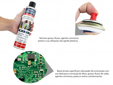 Limpa contato spray Contactec - Implastec 350ml - Imagem 4