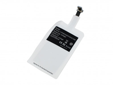 Adaptador para Carregamento por Indução Lightning Qi Wireless 5V 1A para iPhone - Imagem 2