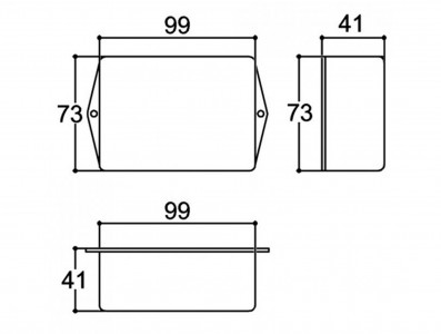 Caixa Patola PB-107 para Montagem 41 x 73 x 99 mm - Imagem 4